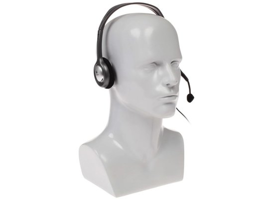 Наушники с микрофоном проводные Logitech Stereo Headset H111 Grey